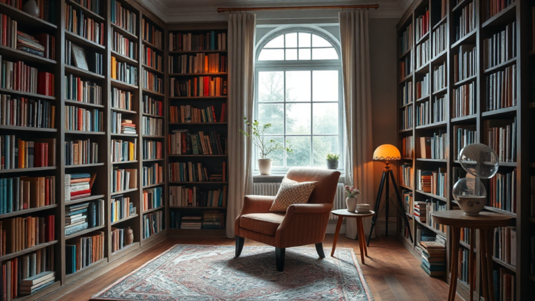 Best Home Libraries and Reading Nooks Setup Ideas