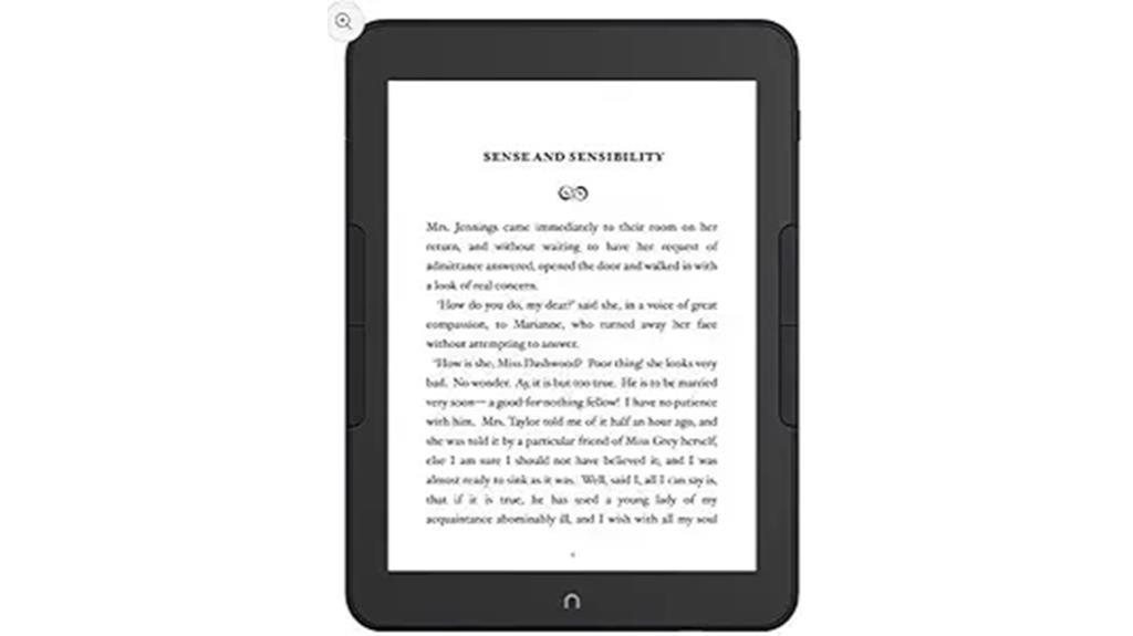 advanced e reader with light