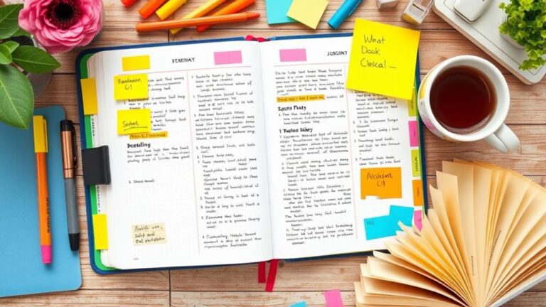 color code reading journal
