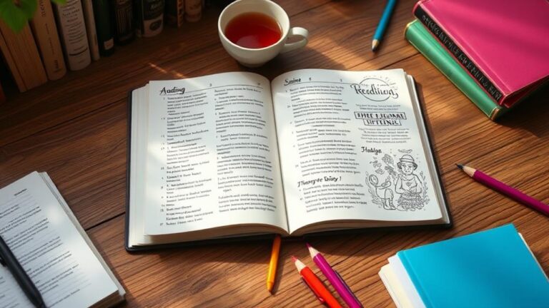 creative reading journal designs