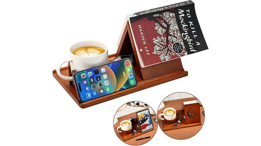 ergonomic book display stand